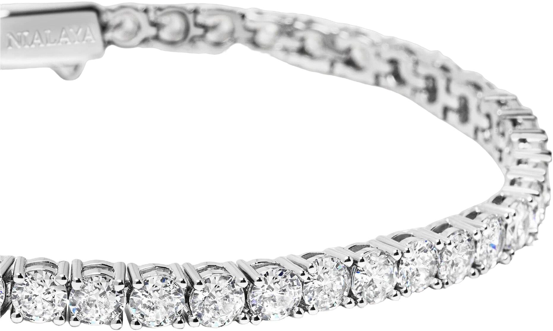 Women's Tennis Bracelet in Silver