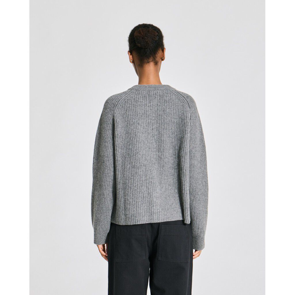 Augusta L/S Cardigan Lambswool Knit