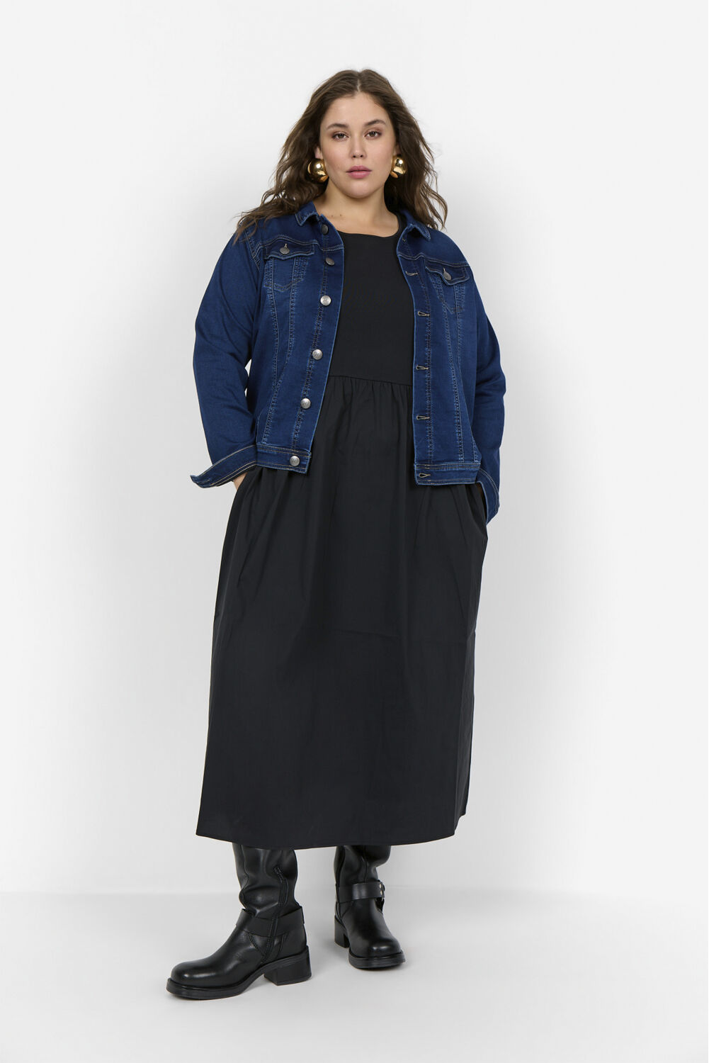 Curvy WA-SUMMER 4 Jakke M&oslash;rk bl&aring;