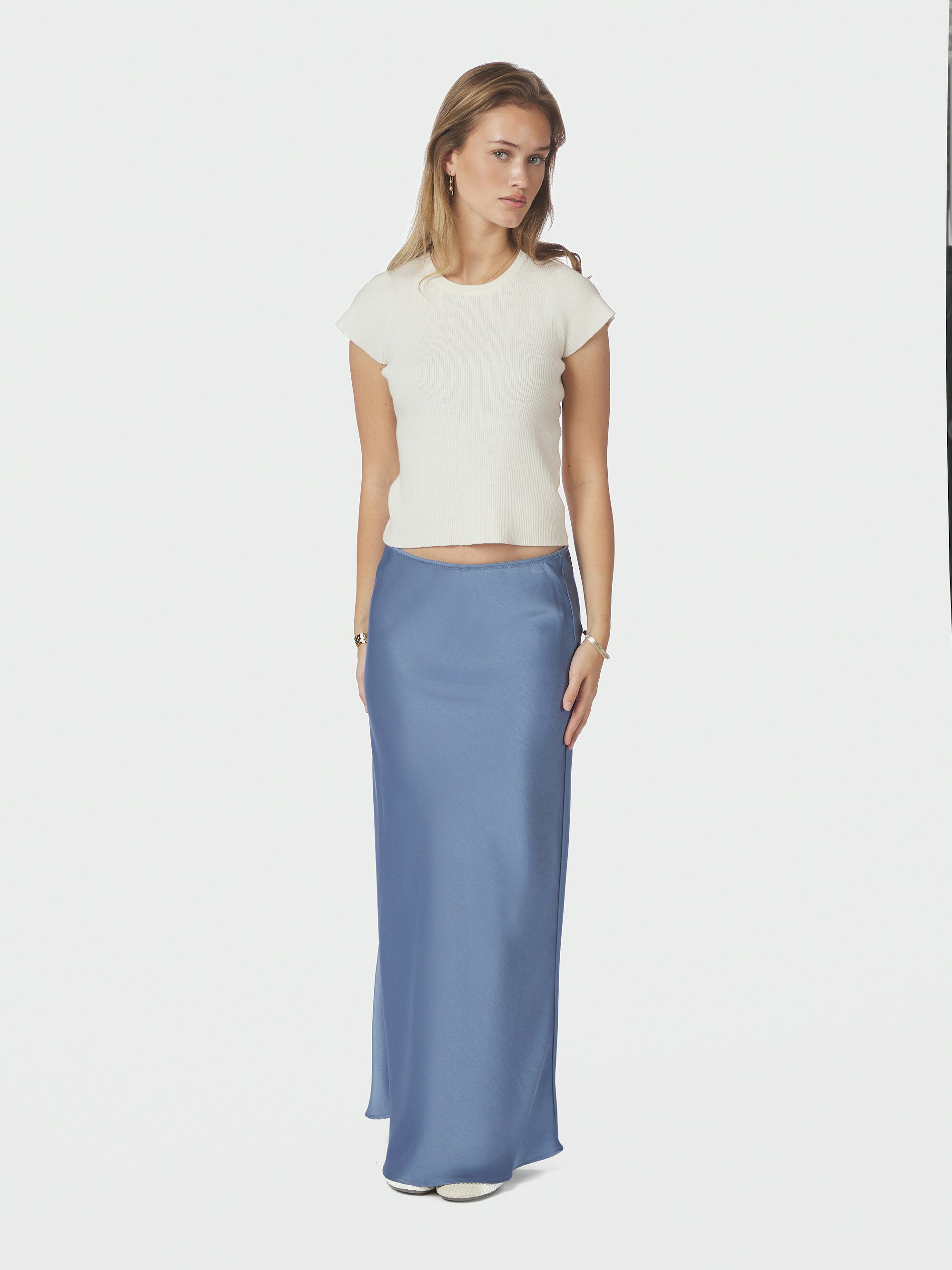 Vicky Heavy Sateen Skirt
