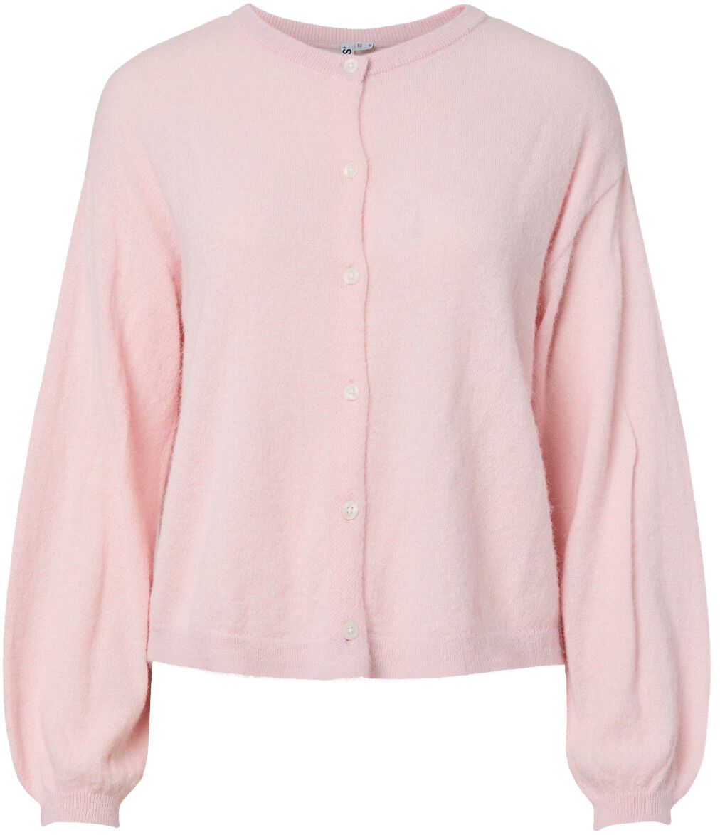 PCNAOMI LS O-NECK KNIT CARDIGAN NOO