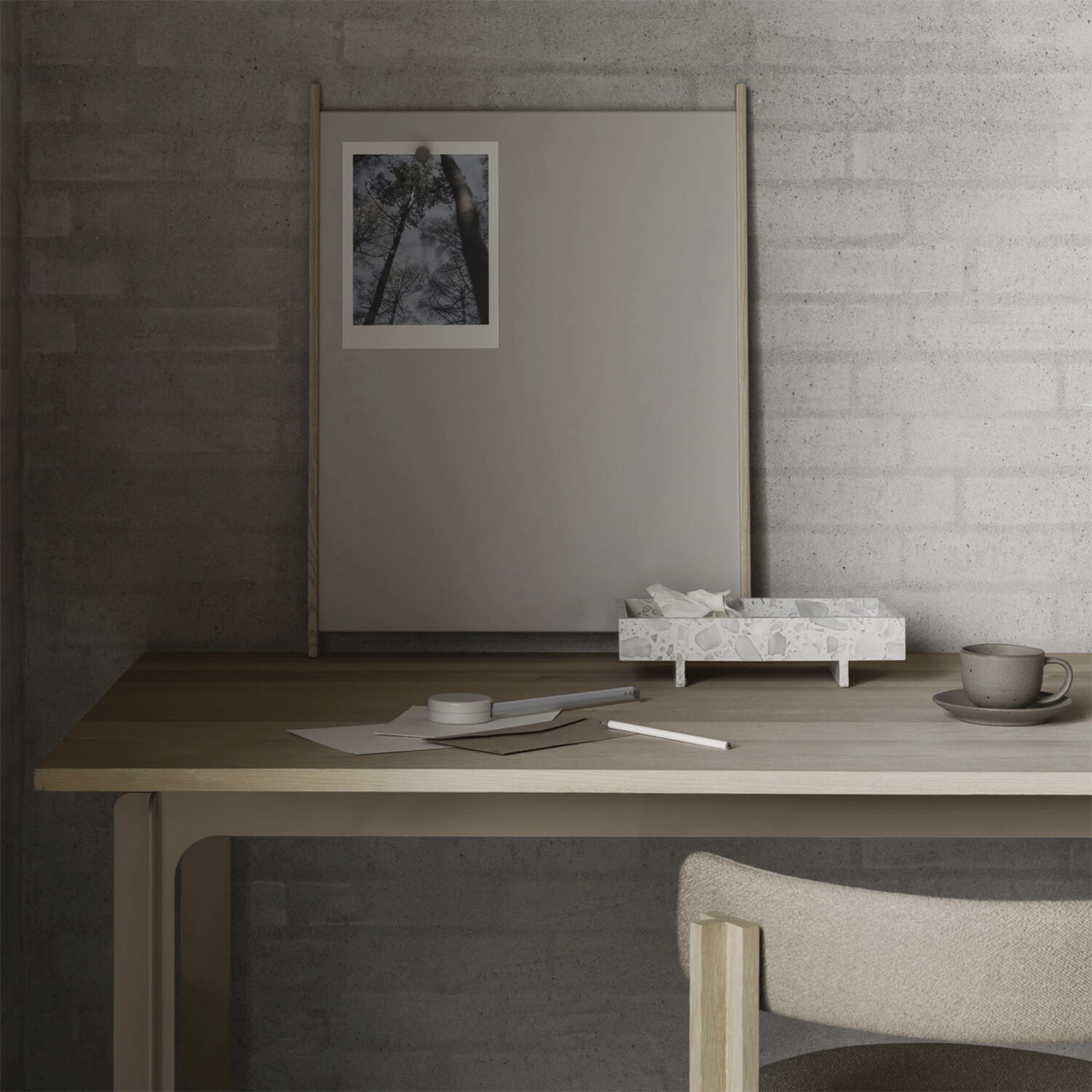 Marble tray -ABENTO- Colour Nimbus Cloud