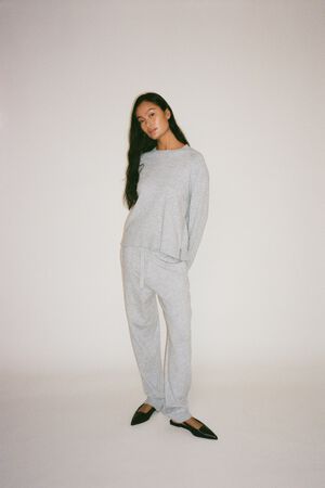 Knit lounge boxy sweater - Ruca