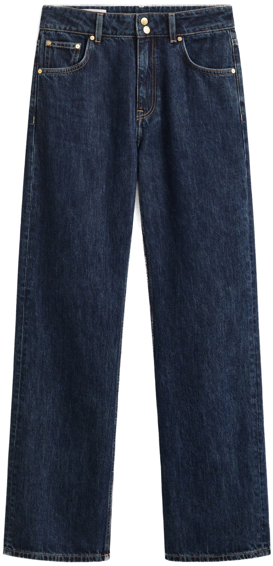 RELAXED DOUBLE BUTTON JEANS