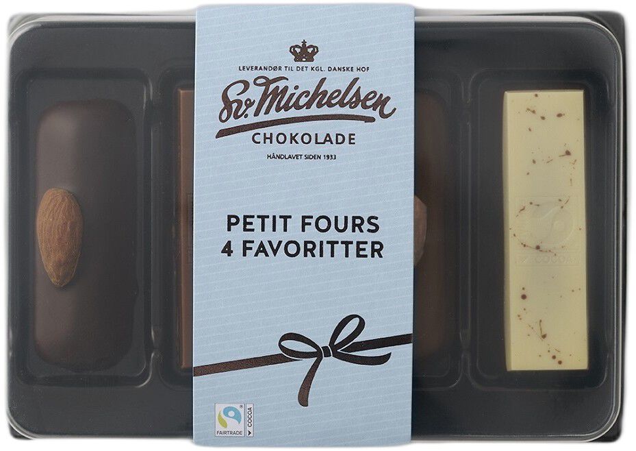 4 petit fours. Mix af de bedste