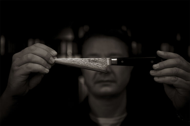 Honesuki - kniv 13 cm