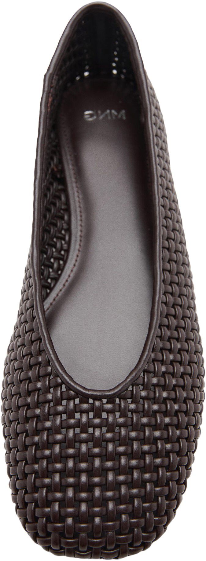 Braided ballerina flat