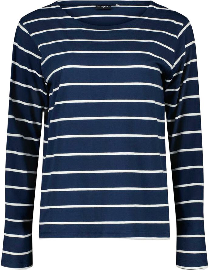 Rosa Langærmet T-shirt