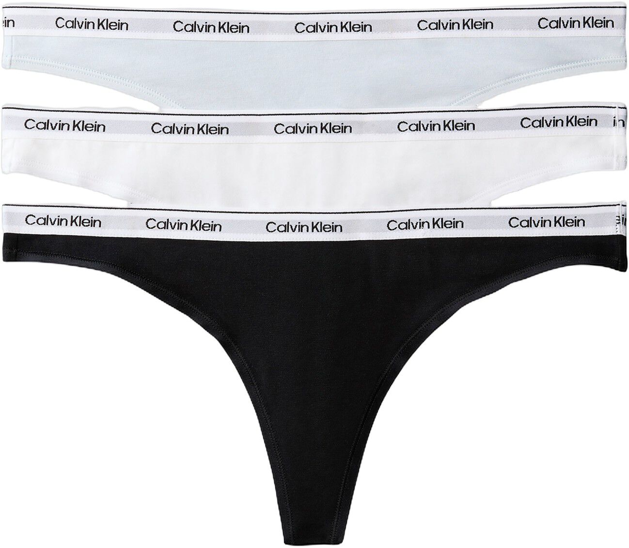 3 Pack Low Rise Thongs - Icon Logo
