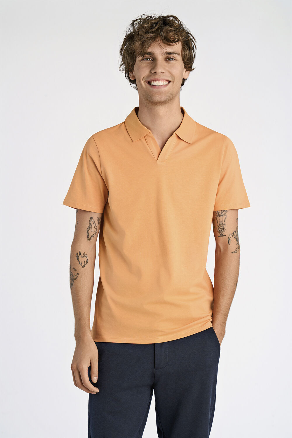 Stretch polo shirt S/S