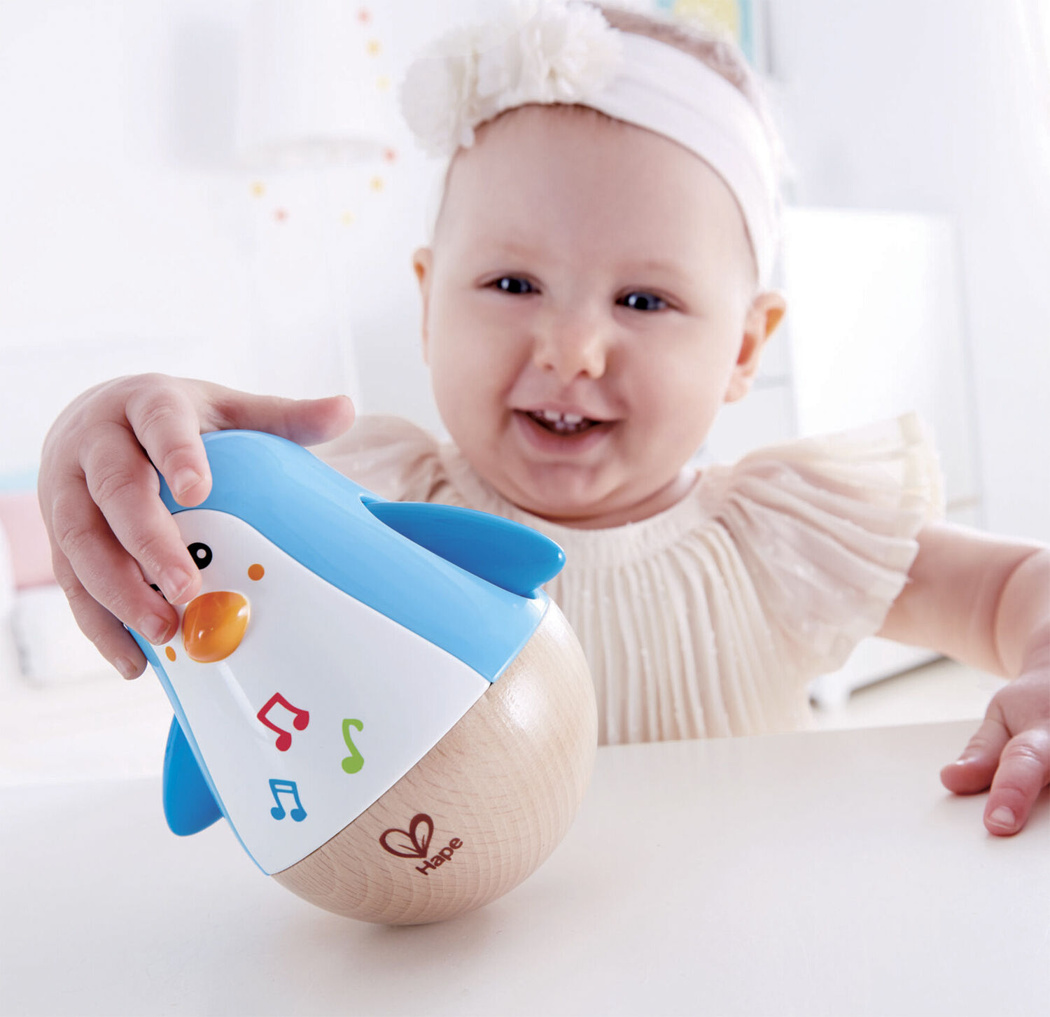 Hape Penguin Wobbler