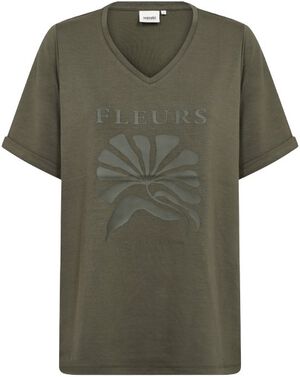 Curvy WA-SABINA 102 T-shirt M&oslash;rk brun