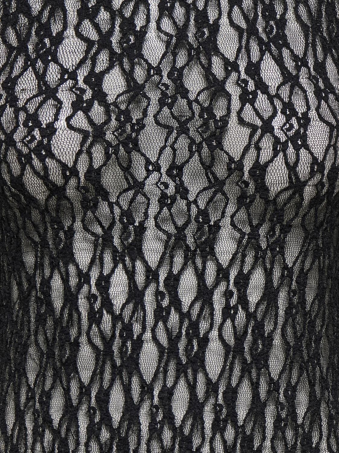 ONLLIVA S/L ASYMMETRIC LACE TOP JRS