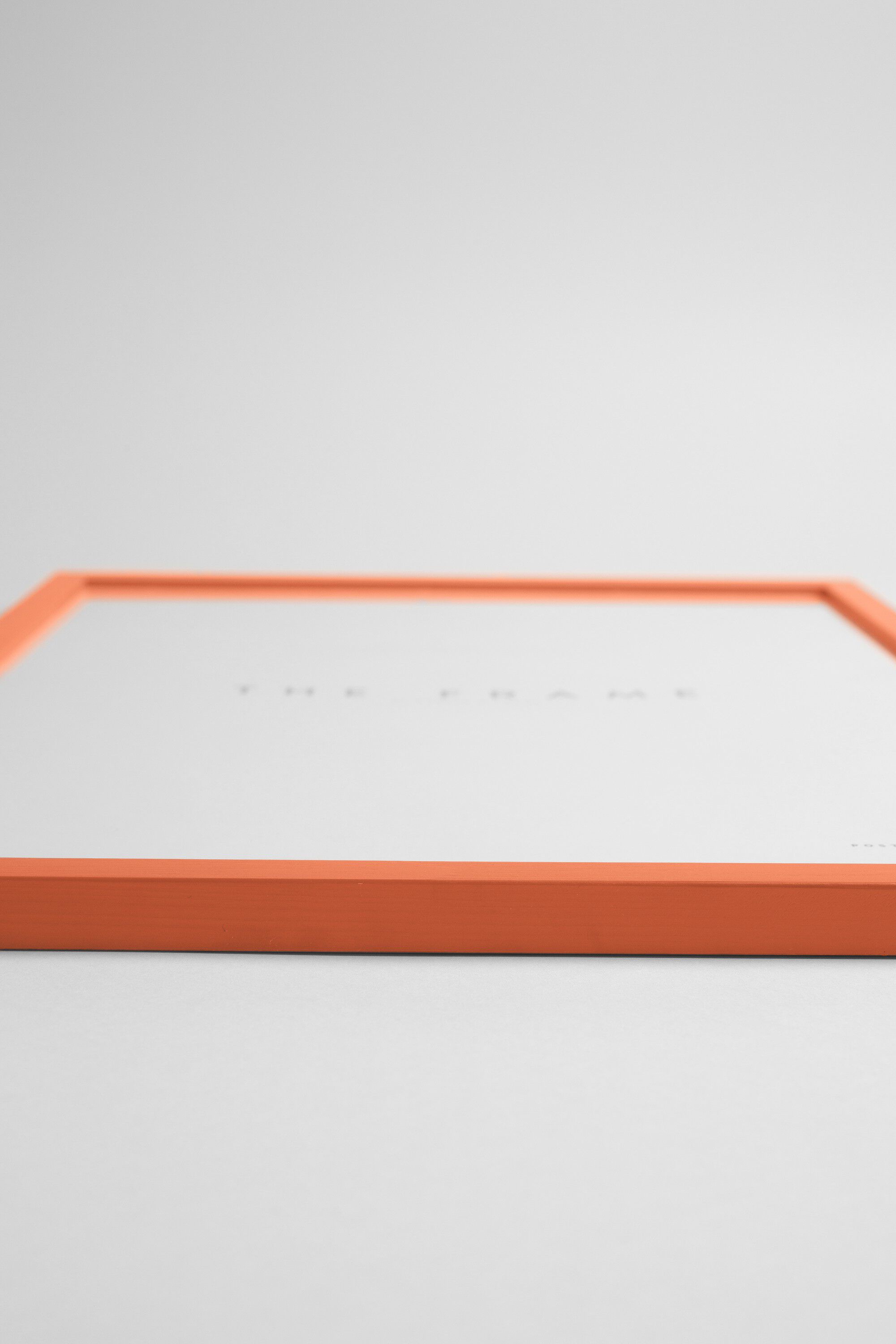 Orange Wood Frame