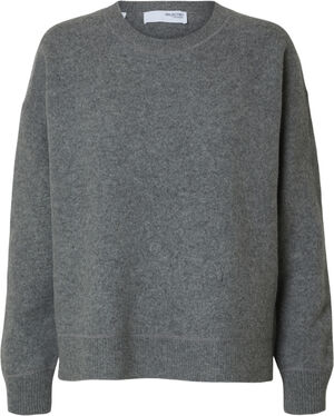SLFNUKKI LS KNIT O-NECK