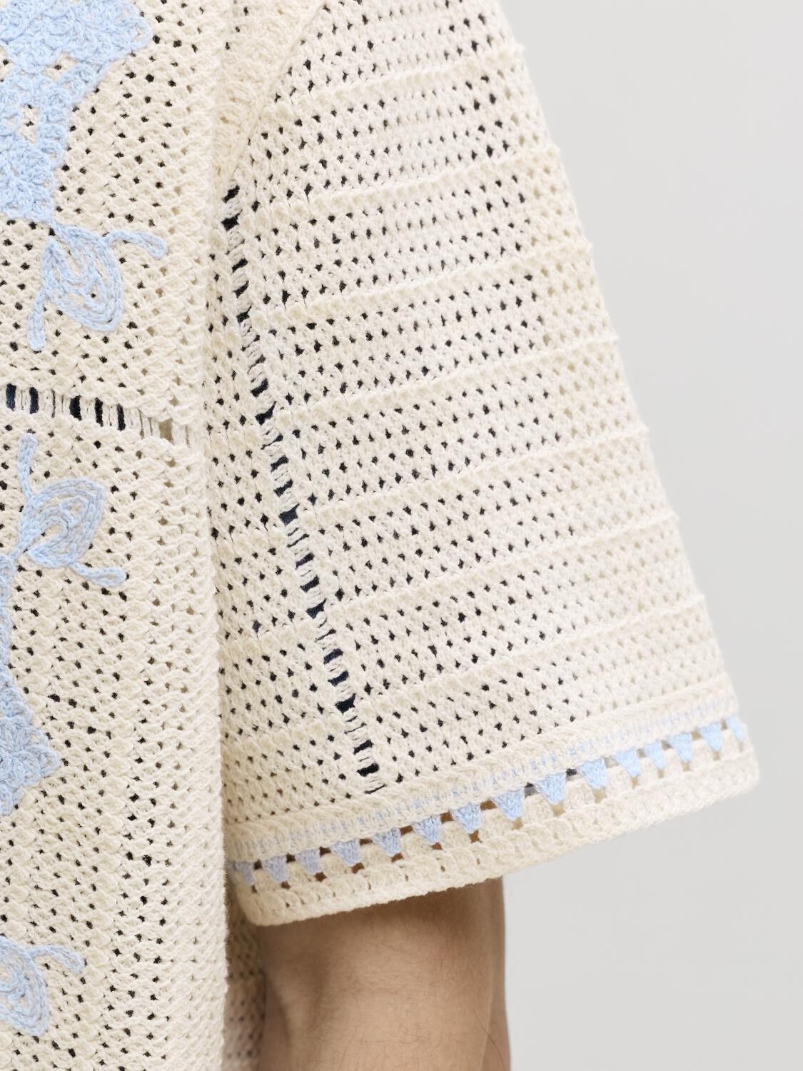 JORORCHARD KNIT CROCHET POLO