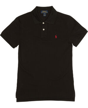 CUSTOM FIT COTTON MESH POLO KIDS