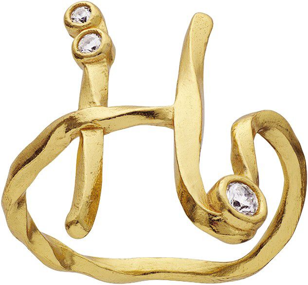 H Alphabet Ring