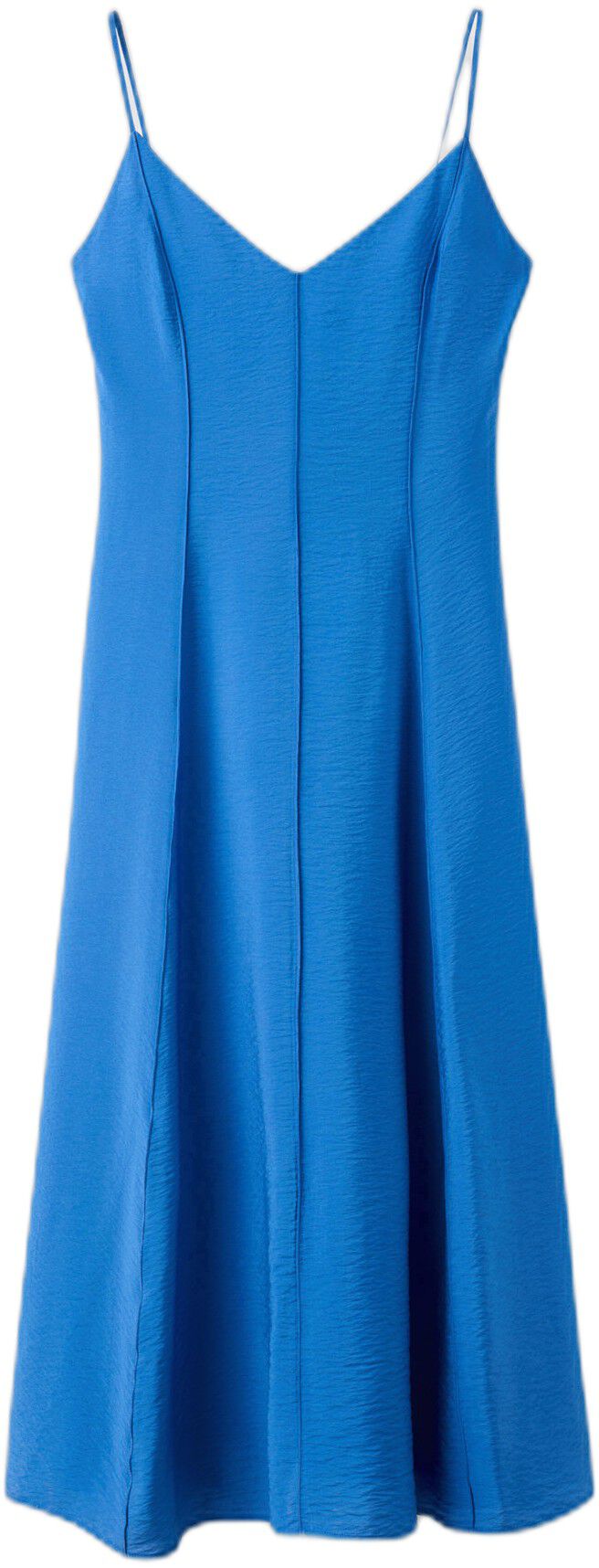 Midi dress with stitch detailing