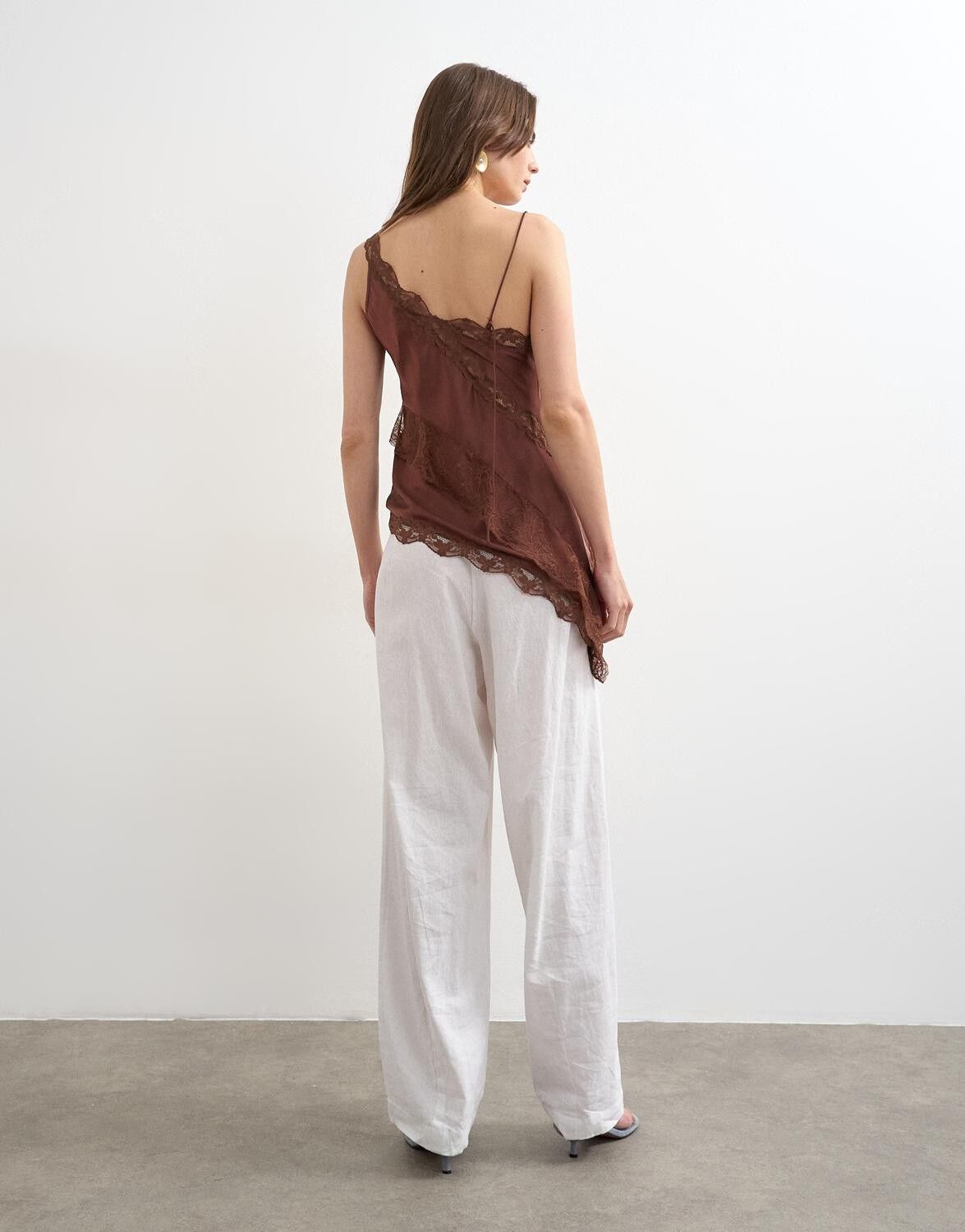 Tsida Lace Insert Cami Top Wvn