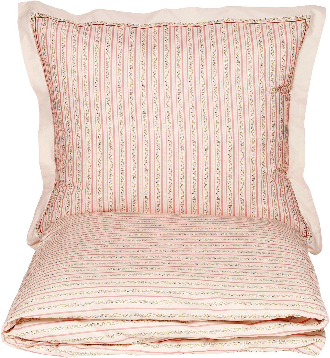 Duvet & Pillowcase set Summer Stripe Peach