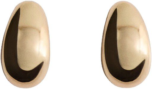 Oval volume earrings