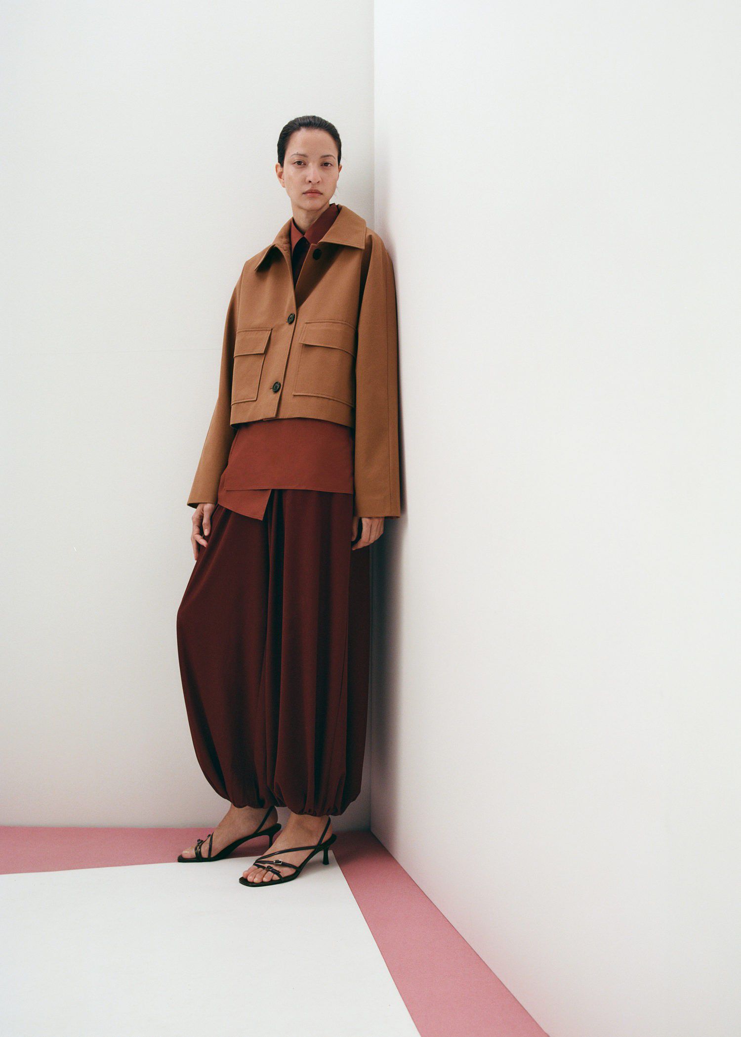 Cotton jacket with pockets