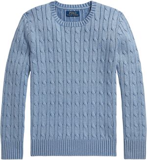 Cable-Knit Cotton Sweater