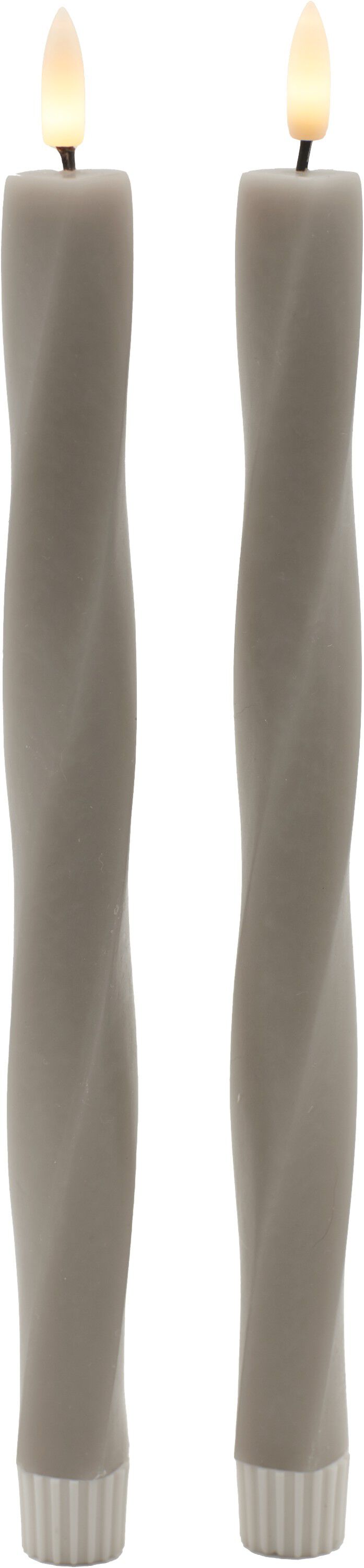 Nordisk Skulptur, Sille Twist &Oslash;2,4x26 cm, Warm Gray