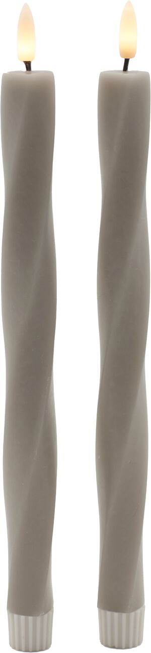 Nordisk Skulptur, Sille Twist &Oslash;2,4x26 cm, Warm Gray