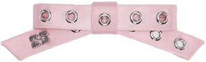 Eyelet Bow Barrette Satin