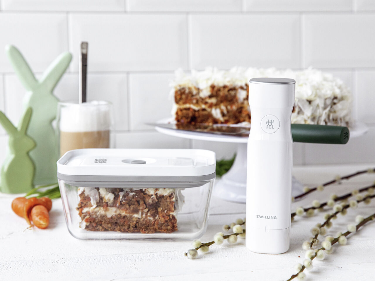 Fresh & Save Vakuum beholder i glas str M