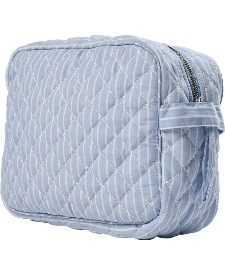 Moira 2 G toilettaske Beige / White Double Stripe