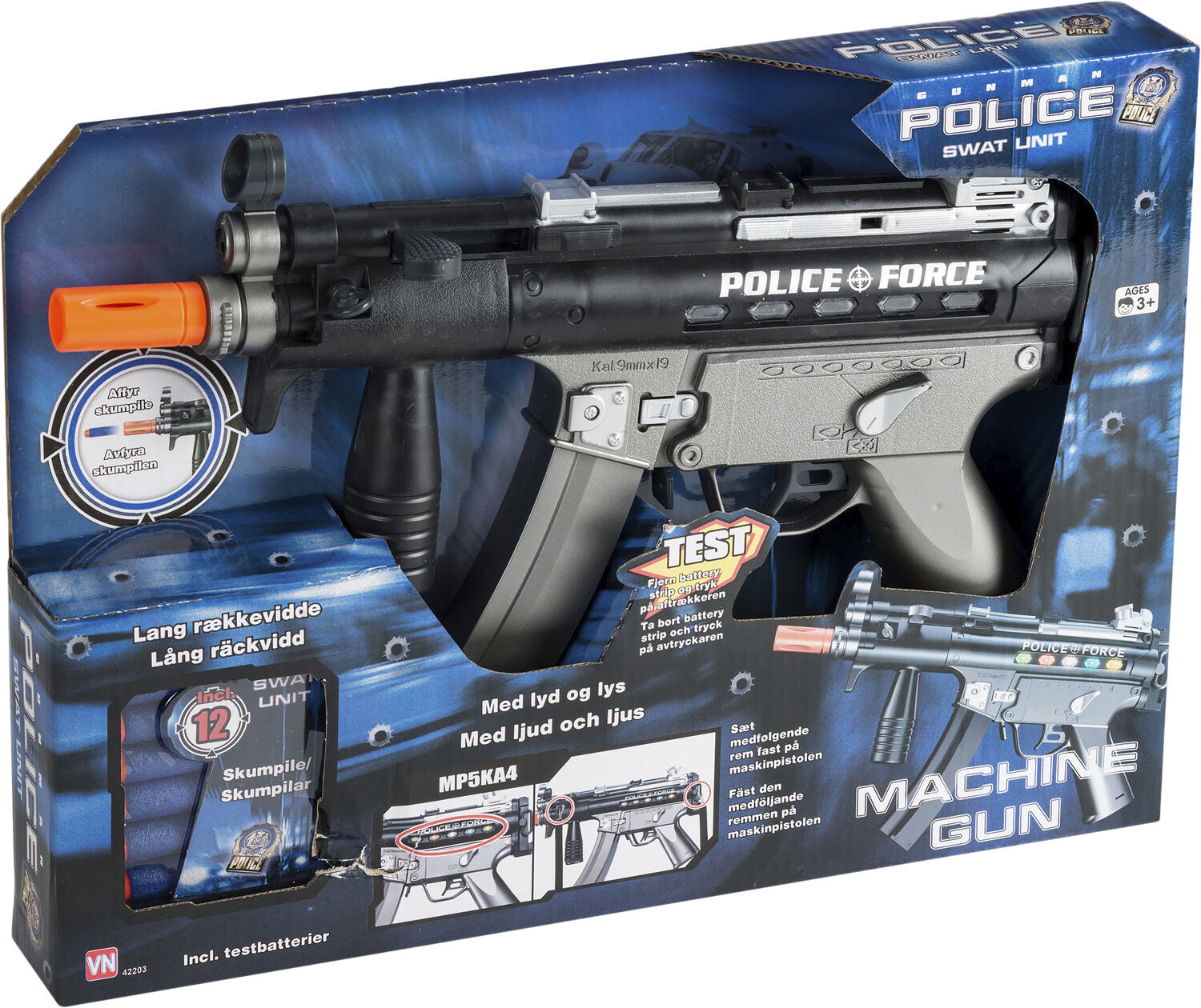 POLITI MASHINEGUN B/O-PIL