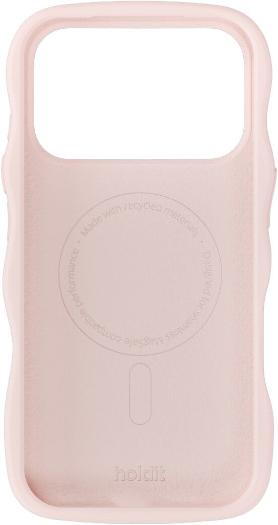 Wavy Silicone MagSafe Cpt. IPH18Pro/17Pro Ballerina Pink