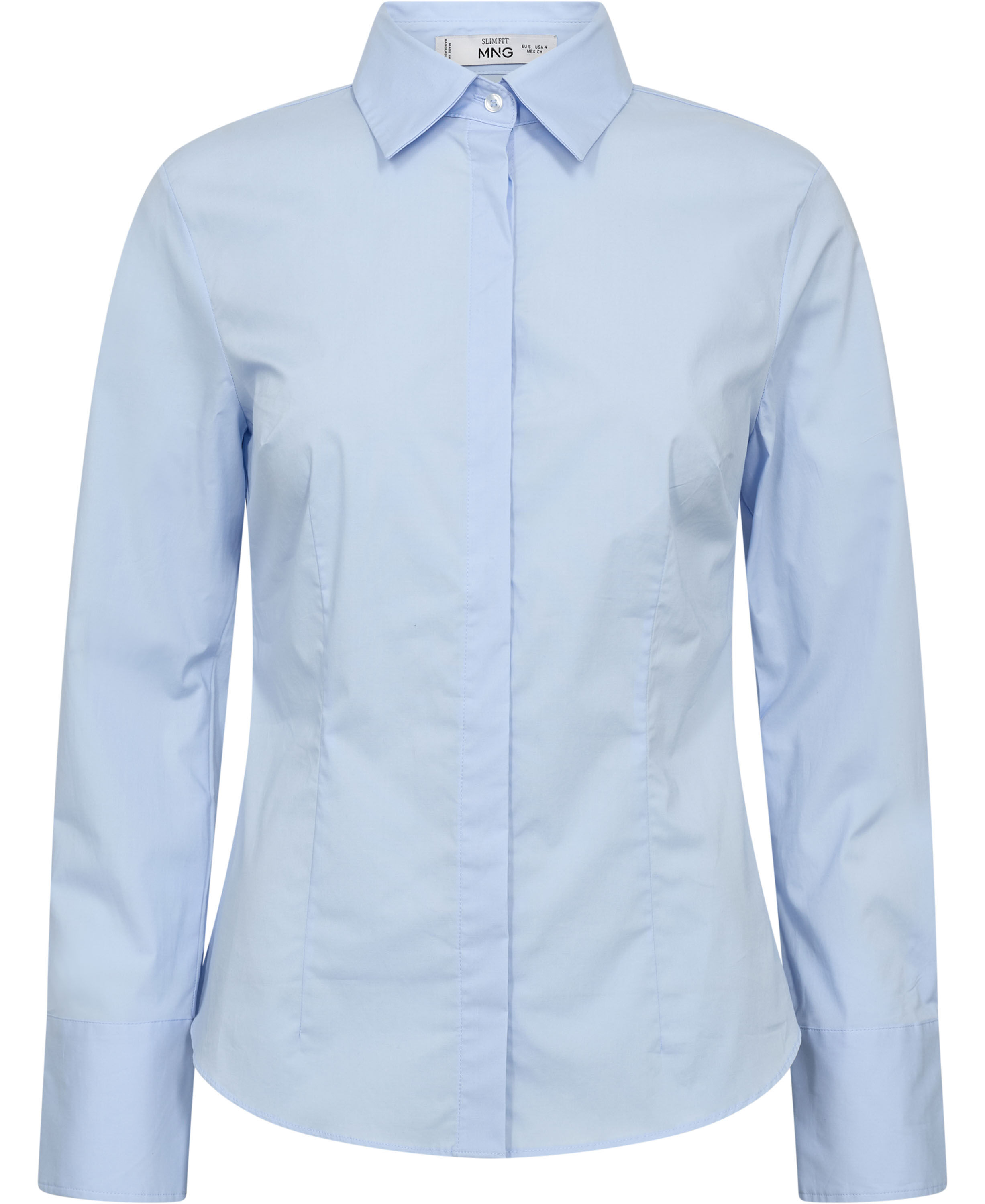 Slim-fit poplin shirt