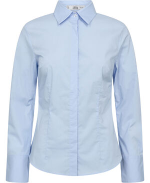Slim-fit poplin shirt