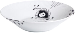 Sort Mega Riflet 24 cm. dyb tallerken