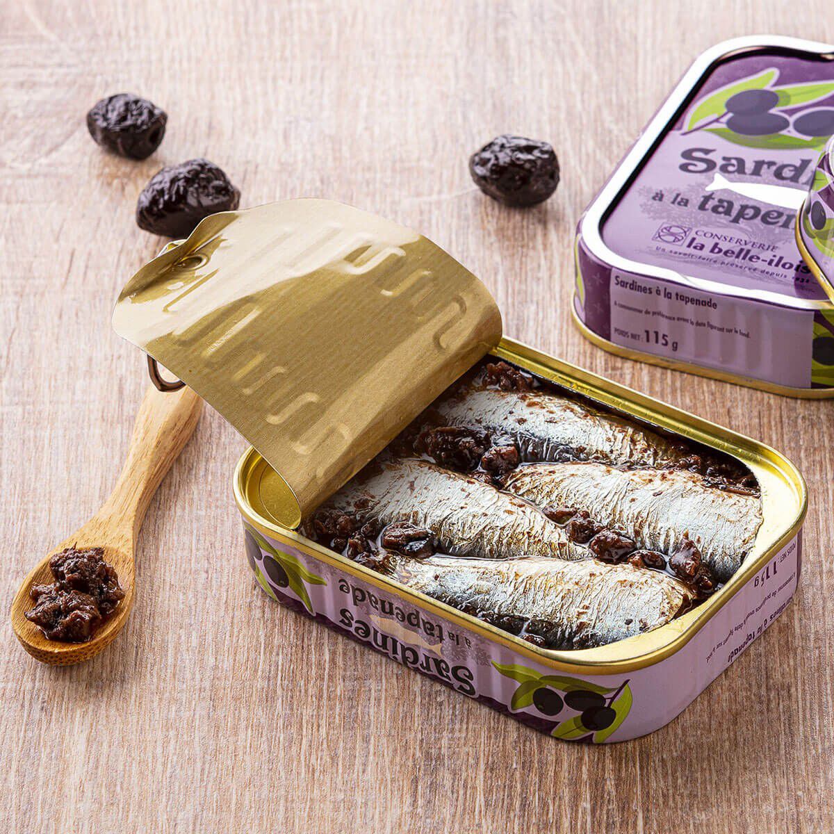 Sardiner med tapenade