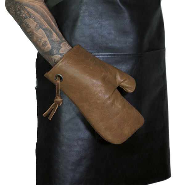 Oven Glove Vintage Camel