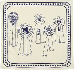 HAY Dogs Scarf Recycled-55 x 55-O