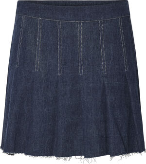 PCFABIA SHORT PLISSE DENIM SKIRT D2