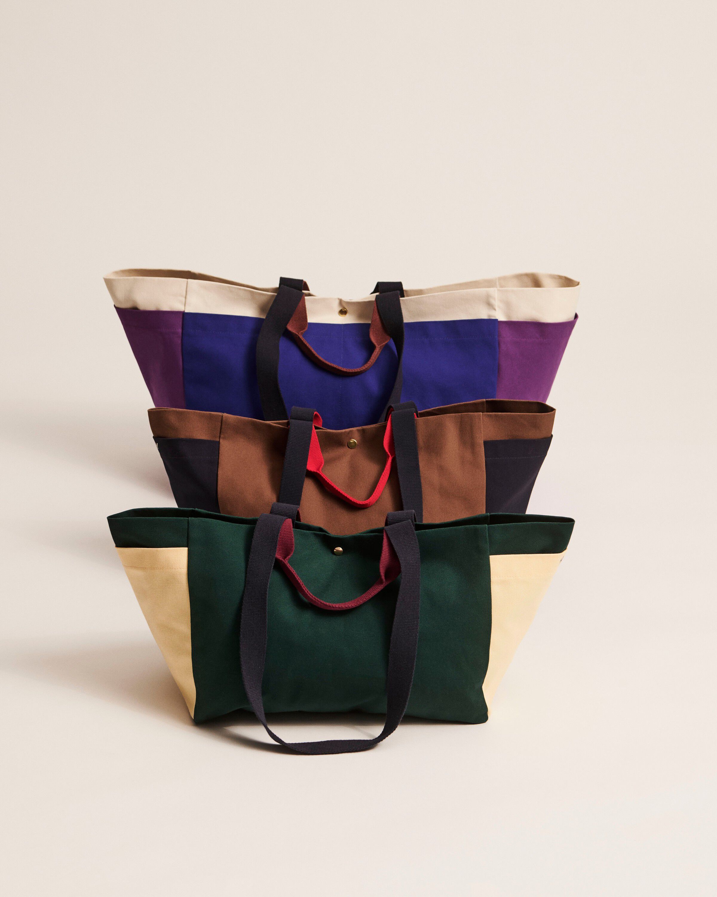 Weekend Bag (Organic)-Small-Dark green multi