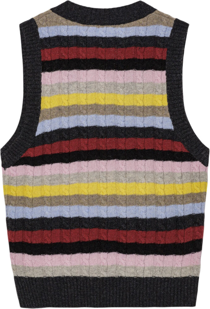 Logo Wool Mix Vest