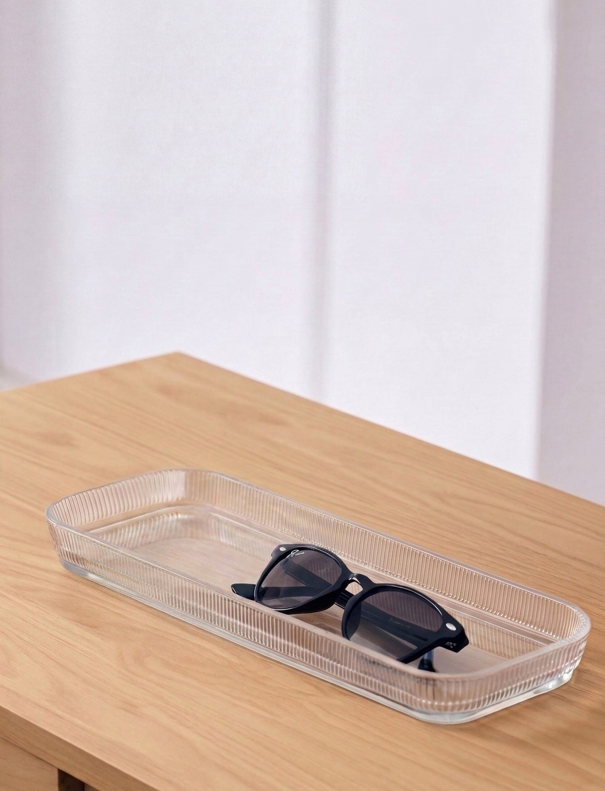Pilastro serveringsfad L 36 cm clear
