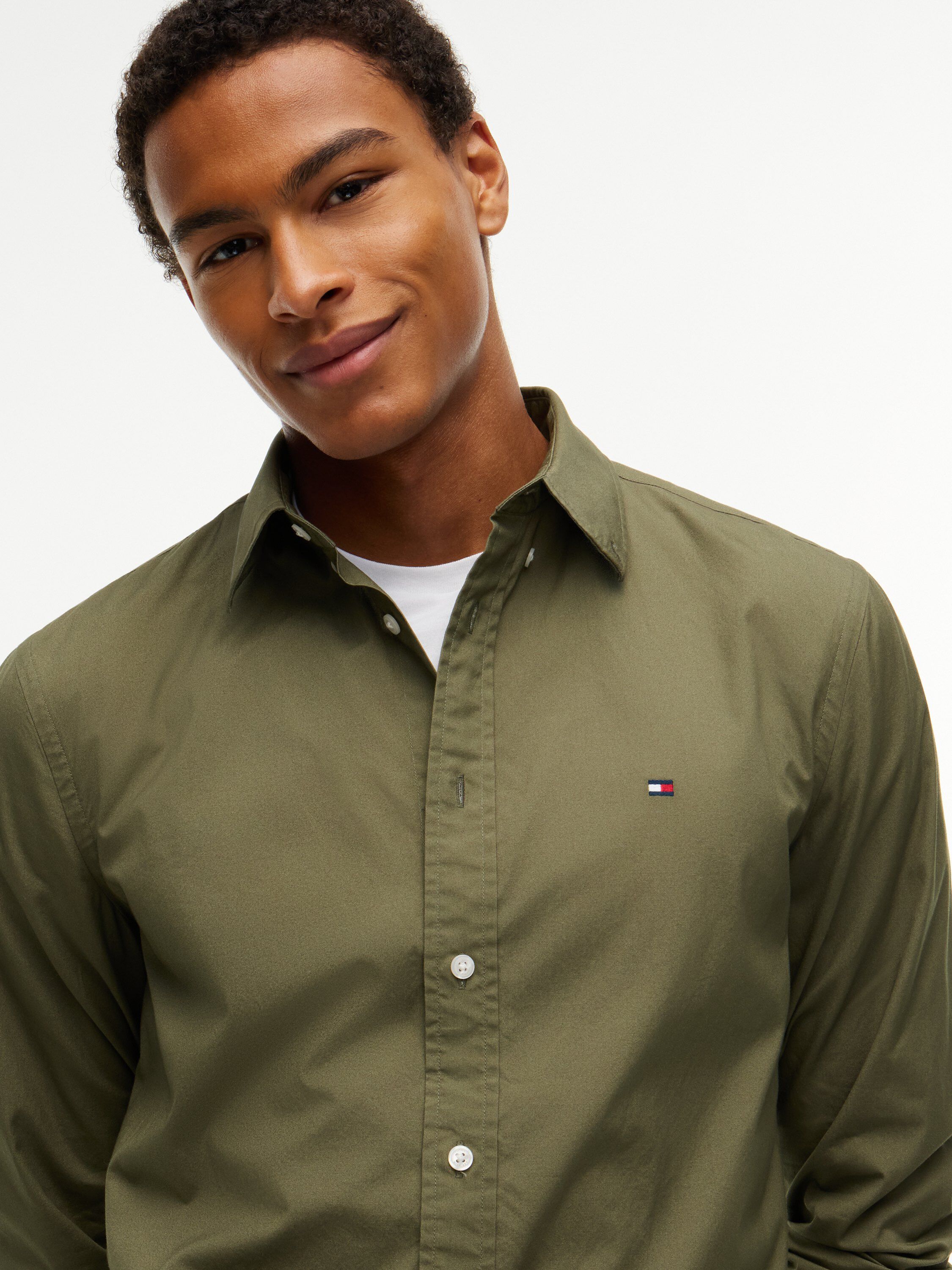 Regular Fit Flex Poplin Shirt