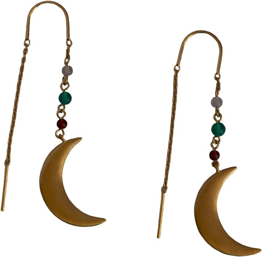 Summer Moon Earrings-GP
