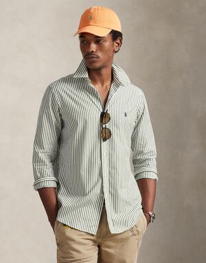 Custom Fit Striped Broadcloth Shirt