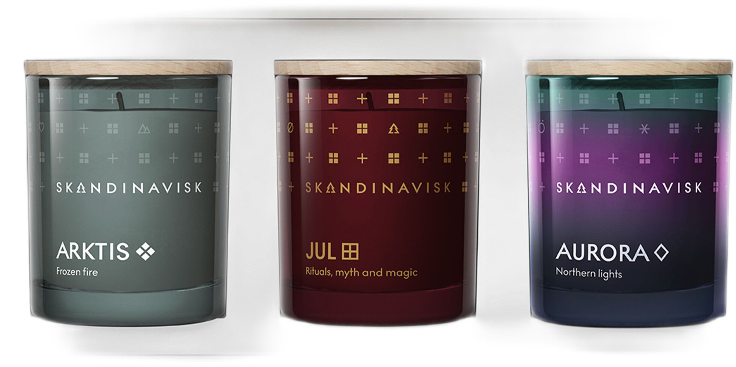 Winter Solstice Seasonal Candle Giftset 65g x 3