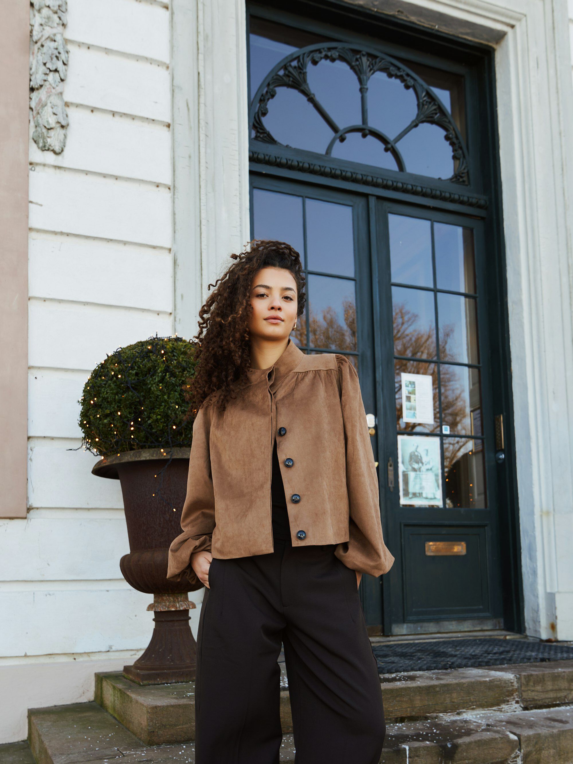 Tirsa Faux Suede Jacket